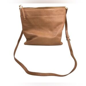 HALOGEN leather crossbody.
